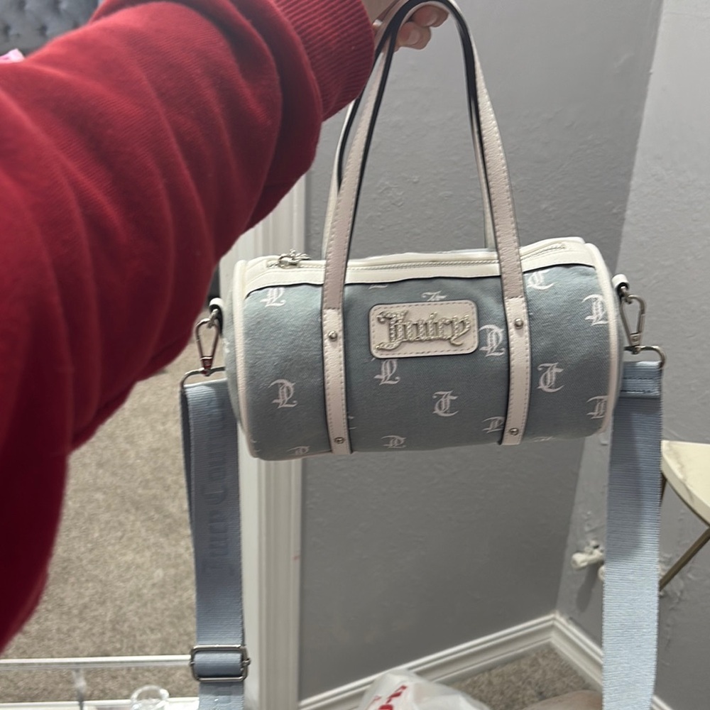 Juicy Couture Blue Barrel Bag